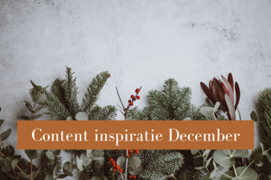 Content inspiratie december
